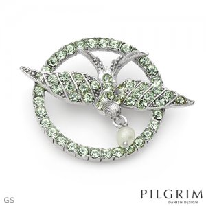 PILGRIM SKANDERBORG, DENMARK Stunning Brand New Brooch With Precious Stones