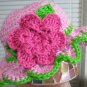 crochet baby girl ruffle hat