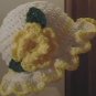 crochet baby girl ruffle hat