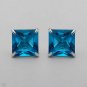 Dazzling Brand New Stud Earrings With Simulated gems Made of 925 Sterling silver