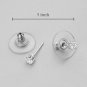 Exquisite Brand New Stud Earrings With 0.50ctw Cubic zirconia in 925 Sterling
