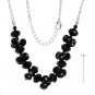 Brand New Necklace With Genuine Crystals Well Made in Silver Base metal