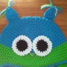 handmade crochet baby boy owl hat 0-3 months