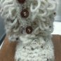 handmade crochet baby bootie "boot" ready to ship 9-12 months