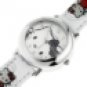 Hello Kitty Pattern Leather Band Watch for Lady and Kids(White)