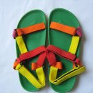 Chic saltwater sandals - Green (size 39 or 8 1/2)
