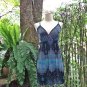 Blue Spaghetti Straps Sundress