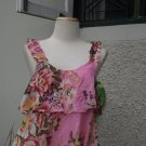Double Ruffle Tank Top (Pink)  Free Shipping