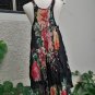 Black Floral Short Dress - Free Shipping