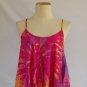 Tie Dye Spagthetti Strap Shocking Pink (M)
