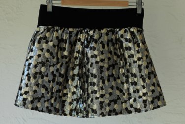 A Line Metallic mini-skirt