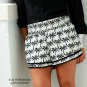 Black and white Boho Hawaiian shorts (M)