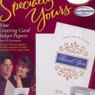Linen Greeting Cards w/Envelopes