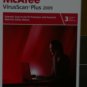 McAfee® VirusScan™ Plus 2009 w/SiteAdvisor™, 3 Users + free 2012 upgrade