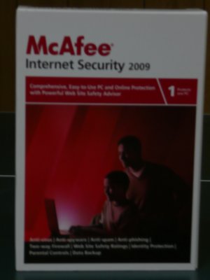 McAfee Internet Security Suite 2009 w/SiteAdvisor + free 2012 upgrade