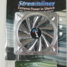 Aerocool Streamliner Silver 140mm Case Fan with 4 Blue LEDs