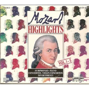 Mozart "Highlights" 10 CD Set