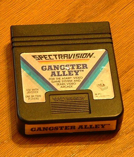 Jeu Atari 2600 – Gangster Alley – Testé Et Fonctionnel – Occasion