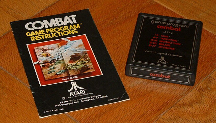 ATARI 2600 - COMBAT text label