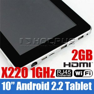 10" epad flytouch 2 android 2.2 tablet pc X220 GPS