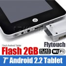 7 inch Tablet PC Android 2.2 VIA 8650 Camera Flash 10.1 3G WiFi  Epad