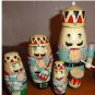Vintage Russian Nesting Dolls Soldiers MATRYOSHKA