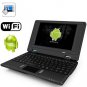 BLACK 7inch Android Touch Screen Laptop Installed WiFi 4gb/256mb (Pouch Case, Charger, Mouse)