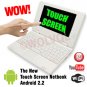 TOUCH SCREEN White 7inch Android Laptop Installed WiFi 4gb/256mb (Pouch Case, Charger, Mouse)