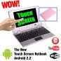 TOUCH SCREEN Pink 7inch Android Laptop Installed WiFi 4gb/256mb (Pouch Case, Charger, Mouse)