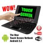 BLACK 7inch Android Touch Screen Laptop Installed WiFi 4gb/256mb (Pouch Case, Charger, Mouse)