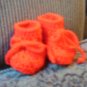 Red Baby Booties