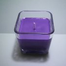 9 oz Soy Candle in Square Glass Jar - Your Choice of Fragrance & Color