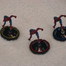 Set of 3 Heroclix Spider-Man Mutant Mayhem rookie, experienced, veteran Wizkids 2004