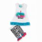Zebra Tunic And Capri 12-18 Months by Mud Pie