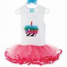 Zebra Tutu Dress 12-18 Months by Mud Pie