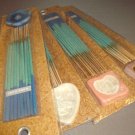 INCENSE STICKS FOR MEDITATION PACK OF 40 WITH 4 CLAY HOLDERS YLANG YLANG  SCENT