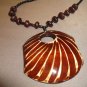 NECKLACE MULTI STRING BEADS WITH ZEBRA PENDANT HAND MADE