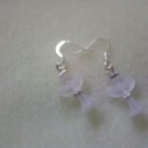 Clear/White Angel Earrings