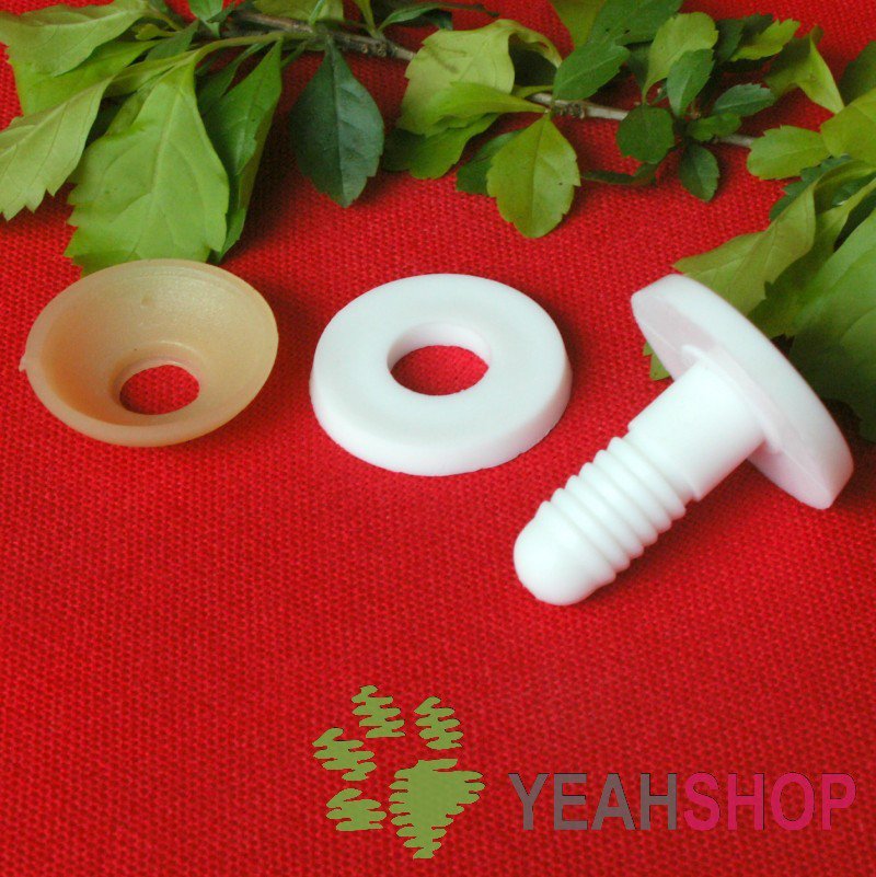 12mm Doll Joints / Animal Joints / Bear Joints / Safety Joints 4 Sets