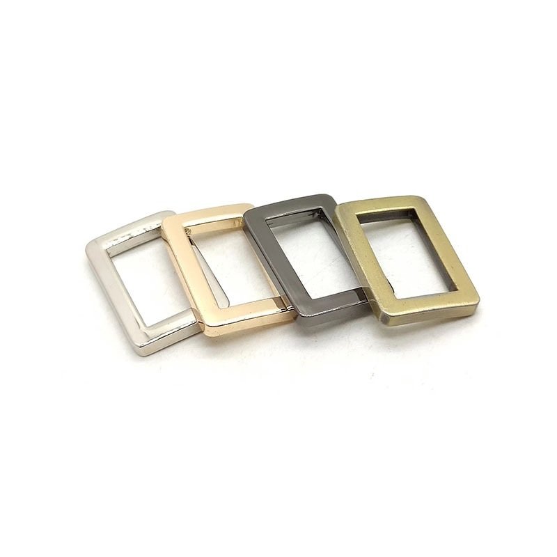 10pcs 19mm(3/4″) Zinc Alloy Seamless Rectangle Metal Snap Rings (MBP8)