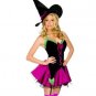 Adult Women Sexy Sparkle Witch Halloween Costume