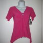 New Dynamite Size Medium Pink Stretch Shirt