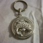 New Dolphin Silver Tone Keychain