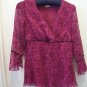 Faded Glory Size Small 4/6 Rose with Design Shirt