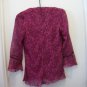 Faded Glory Size Small 4/6 Rose with Design Shirt