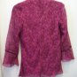 Faded Glory Size Small 4/6 Rose with Design Shirt