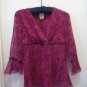 Faded Glory Size Small 4/6 Rose with Design Shirt