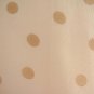 NWOT Pale Pink /w Light Brown Polkadot Print Chiffon Pleated Casual Dress S M