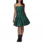 NWT Luella Bartley for Target Dark Green Navy Blue Tartan Check Party Dress M/L 13