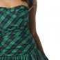 NWT Luella Bartley for Target Dark Green Navy Blue Tartan Check Party Dress M/L 13